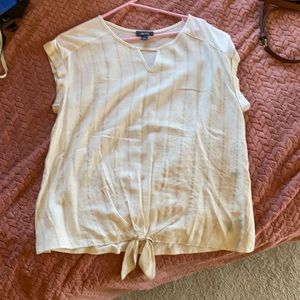 Cream short sleeved top by Alyx